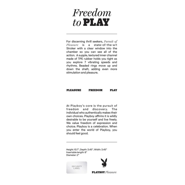 Playboy Pursuit Of Pleasure Stroker - 2 AM — image 2 of 5