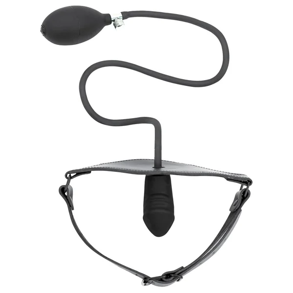 Spartacus Inflatable Dildo Gag With Hand Pump — image 3 of 3