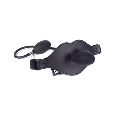 spartacus inflatable dildo gag with hand pump
