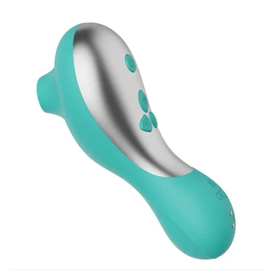 flowliper clitoral sucking pulsing vibrator teal