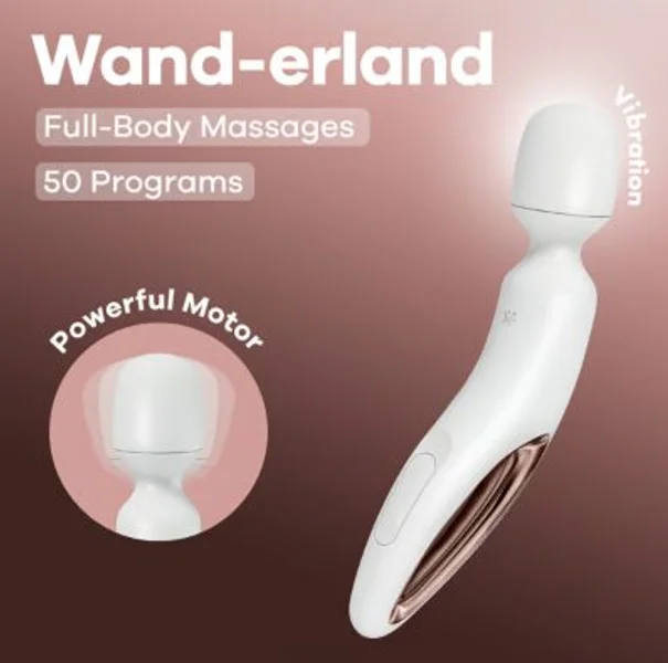 Satisfyer Wand-erland White/Rose Gold — image 3 of 3
