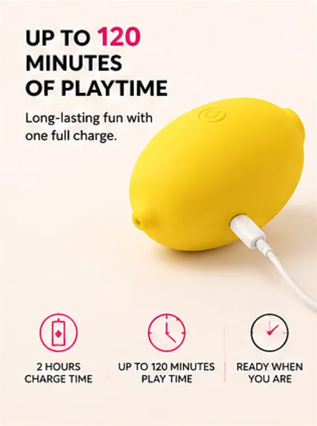 Dreamtoyz Lemonchello Lemon-Shaped Clitoral Suction Stimulator — image 7 of 11