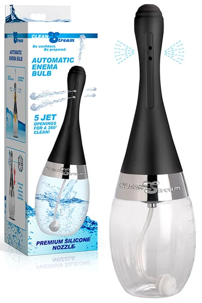CleanStream 10" Automatic Enema Bulb with 5 Jet Premium Silicone Nozzle — image 19 of 24