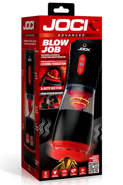 Jock Advanced Blow Job Sucking, Licking & Vibrating Masturbator — image 6 of 6