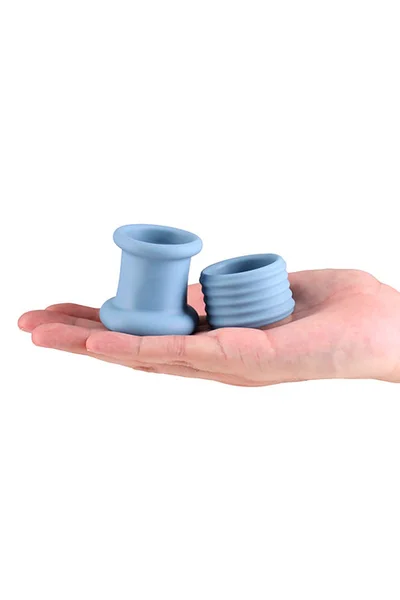 nsnovelties Buster 2 Piece 1.9" Silicone Ball Stretcher — image 4 of 5