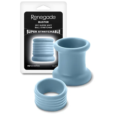 nsnovelties buster 2 piece 19 silicone ball stretcher