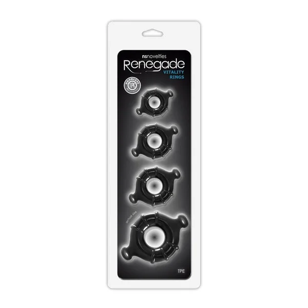 Renegade Cock Rings: Set of Four — image 3 of 3