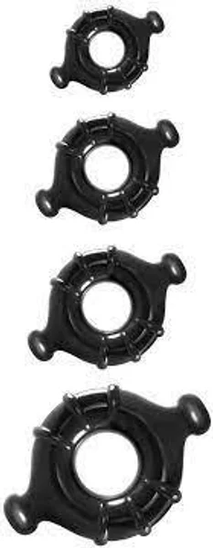 Renegade Cock Rings: Set of Four — image 2 of 3