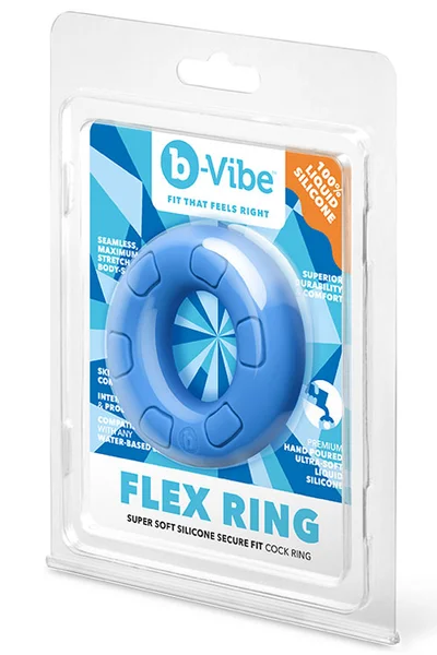 B-Vibe Flex Ring Ultra Soft Silicone Cock Ring — image 6 of 6
