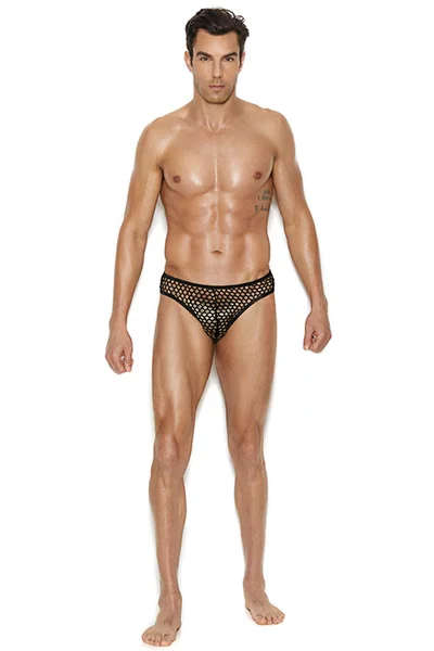 Elegant Moments Men's Fishnet Thong — image 3 of 4
