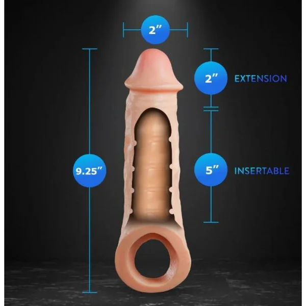 Performance Plus Intrepid 2" Penis Xtender - Beige — image 3 of 6