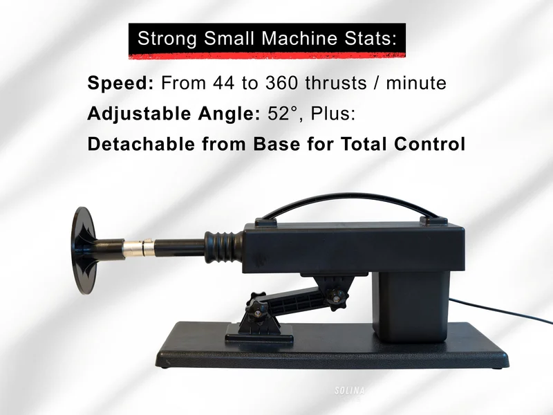 Solina Strong Small Sex Machine, 300+ Thrusts/Minute, w/ Prima Dildo — image 24 of 25