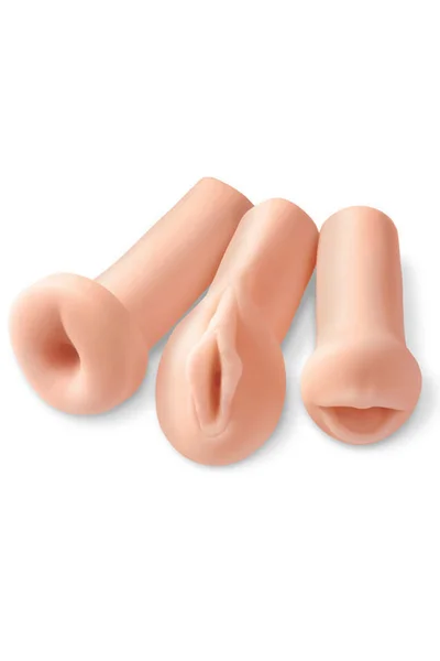 Pipedream Mouth, Pussy & Butt Masturbator Set — image 3 of 4