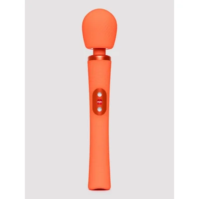 fun factory vim orange extra quiet silicone wand massager orange