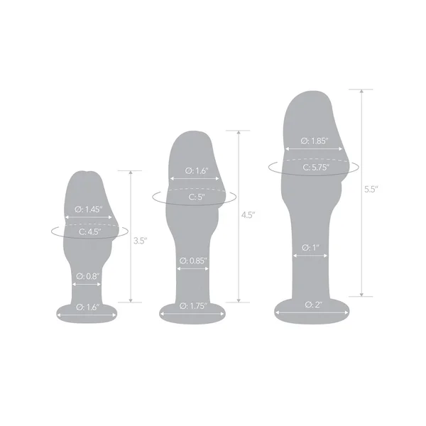 Glas Helmet Head Anal Training Kit - Set of 3 — image 4 of 4