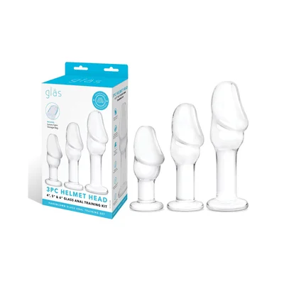 glas helmet head anal training kit set of 3