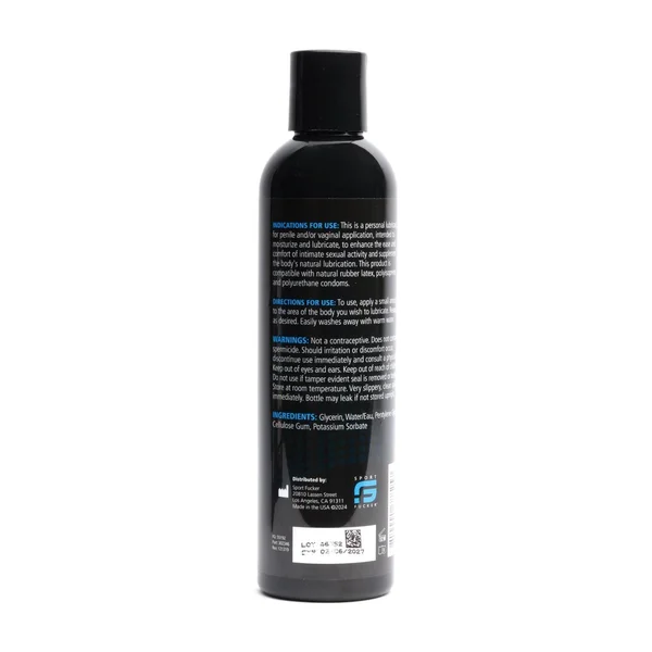 Sport Fucker Water Based Lubricant - 8 oz — image 2 of 2