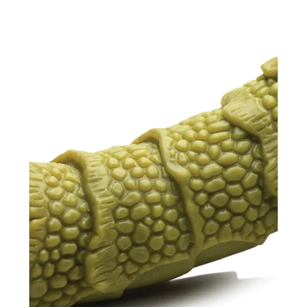 Creature Cocks Swamp Monster Scaly Silicone Dildo - Green — image 6 of 6
