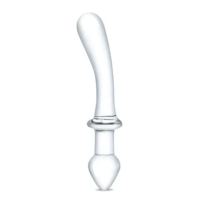 glas 9 classic curved dual ended dildo