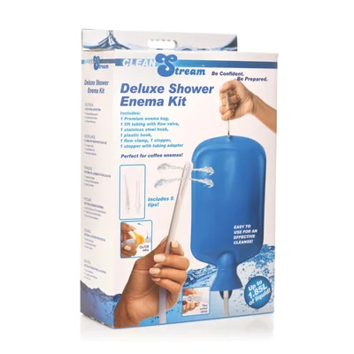 clean stream detox deluxe shower enema kit