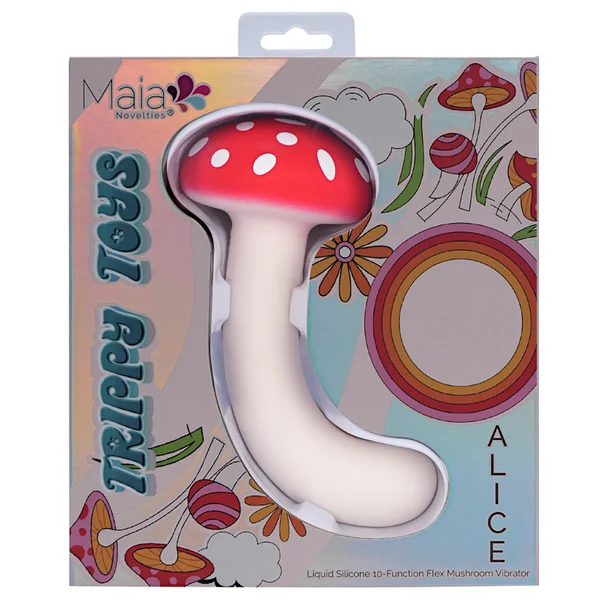 Maia Alice Flexible Shaft Mushroom Vibrator — image 3 of 3