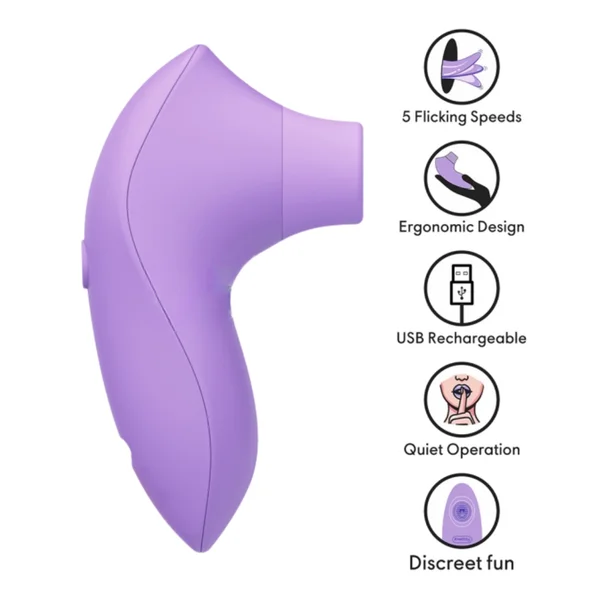 Flicker Rechargeable Clitoral Stimulator — image 4 of 4