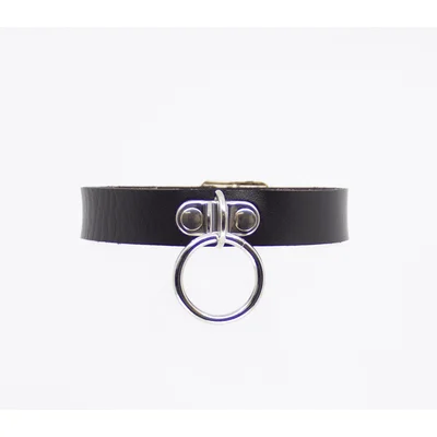 vegan collar with single ring
