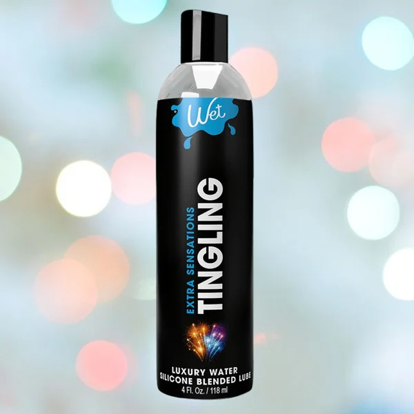 Wet Extra Sensations Tingling Water/Silicone Blend Based Lubricant — image 2 of 4