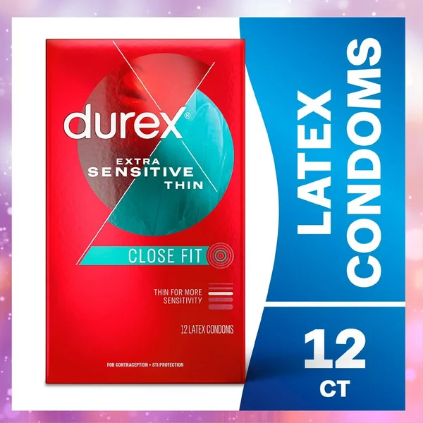 Durex Extra Sensitive Thin Close Fit Latex Condoms — image 6 of 7