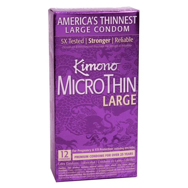 Kimono MicroThin Large Size Condoms — image 5 of 6
