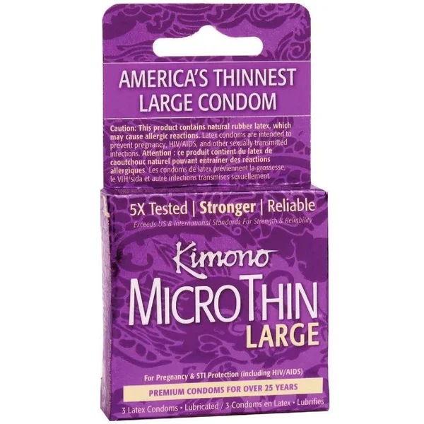 Kimono MicroThin Large Size Condoms — image 6 of 6