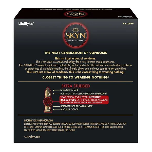 LifeStyles SKYN Extra Studded Condoms — image 2 of 4