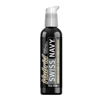 swiss navy premium hybrid lubricant 4 oz bottle