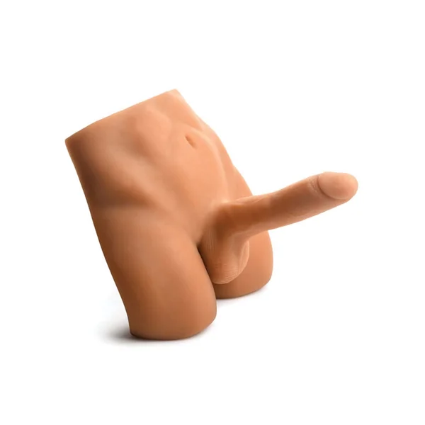 Curve Toys Jock Ass Masturbator With Poseable Dildo — image 3 of 5