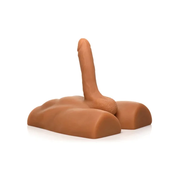 Curve Toys Jock Ass Masturbator With Poseable Dildo — image 2 of 5