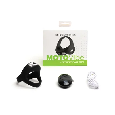 sport fucker motovibe sling cockring with remote black
