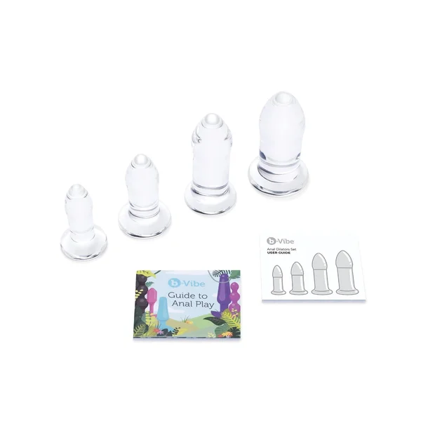 b-Vibe Glass Anal Dilator 4 pc Set — image 5 of 6