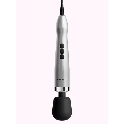 doxy extra powerful die cast massage wand vibrator silver