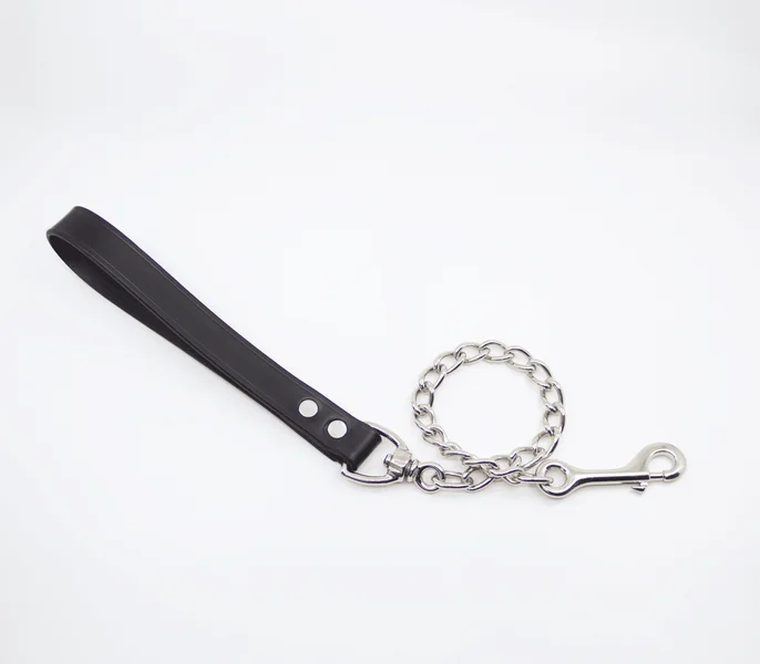 LIL Chain Leash with Leather Handle — image 4 of 4