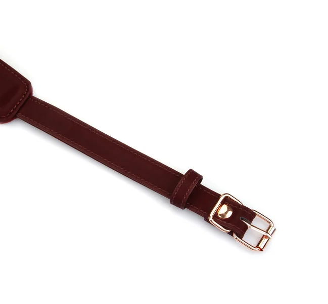 Metallic Shade Burgundy Vegan Flogger — image 4 of 7