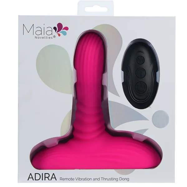 Maia Adira Remote Control Vibrating & Thrusting Dong — image 3 of 3