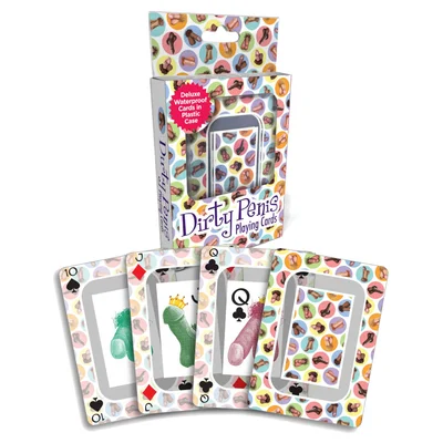 little genie dirty penis waterproof playing cards