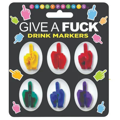 little genie give a fuck drink markers