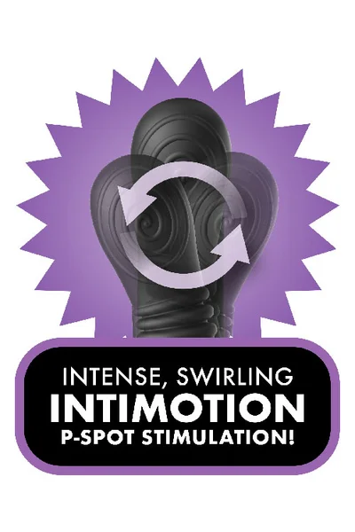 Pipedream Anal Fantasy Elite Ass-Gasm intiMotion 6.25" Rotating Prostate & Perinium Massager With Ball Strap — image 3 of 6