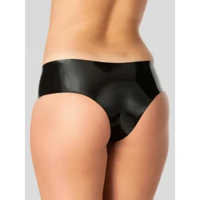 rubber girl latex knickers large black