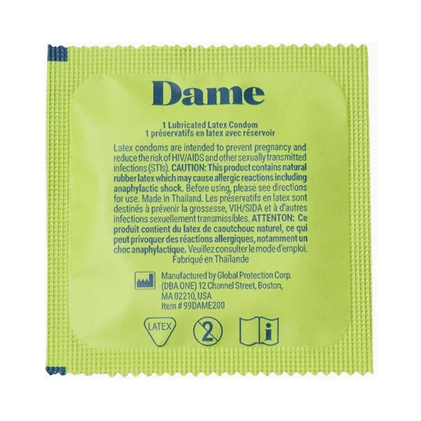 Dame Ultra-Thin Vegan Friendly Latex Condoms — image 10 of 11