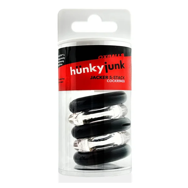 OxBalls Jacker 5-Stack Super-Strong Cock Rings — image 5 of 5