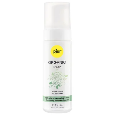 pjur organic fresh refreshing care foam 150ml