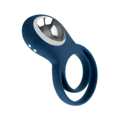 boners vibrating cock ring with cock ball strap