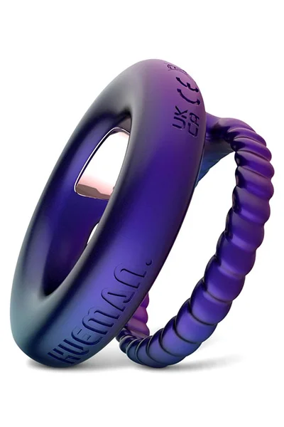 Hueman Jupiter Vibrating Dual Cock & Ball Ring — image 3 of 6